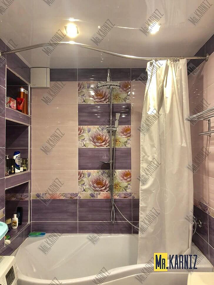 Карниз для ванны Alex Baitler Orta Передний борт 150х90 Усиленный 25 мм MrKARNIZ фото 16