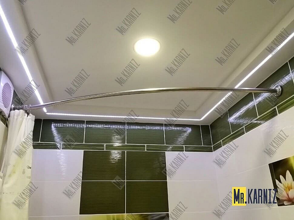 Карниз для ванны Alex Baitler Orta Передний борт 150х90 Усиленный 25 мм MrKARNIZ фото 6