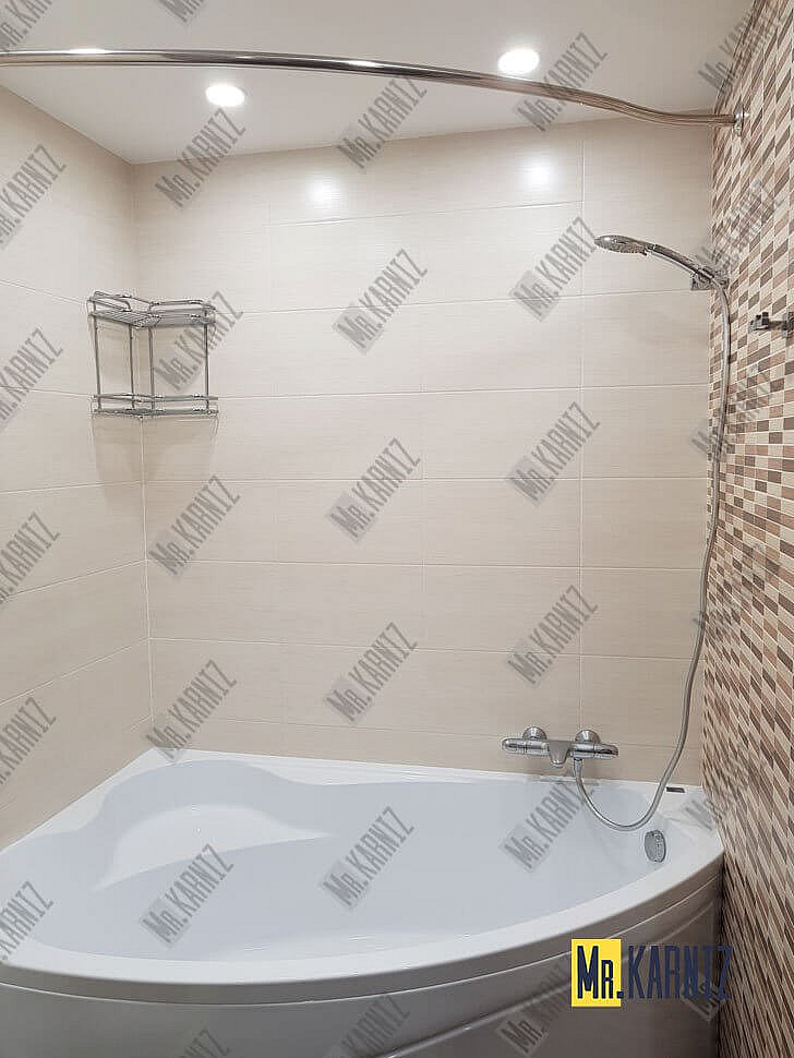Карниз для ванны Alex Baitler Orta Передний борт 150х90 Усиленный 25 мм MrKARNIZ фото 15