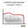 Карниз для ванны Riho Dorado 170х75 Усиленный 20 мм MrKARNIZ фото 1