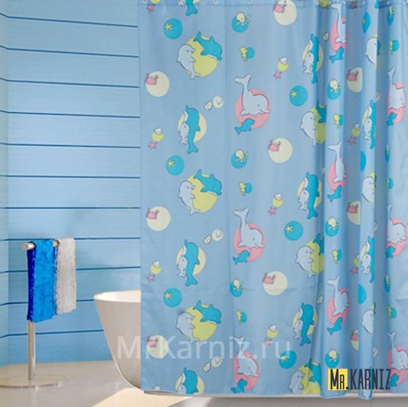 Штора для ванной OCEAN ELFIN Штора для ванной OCEAN ELFIN