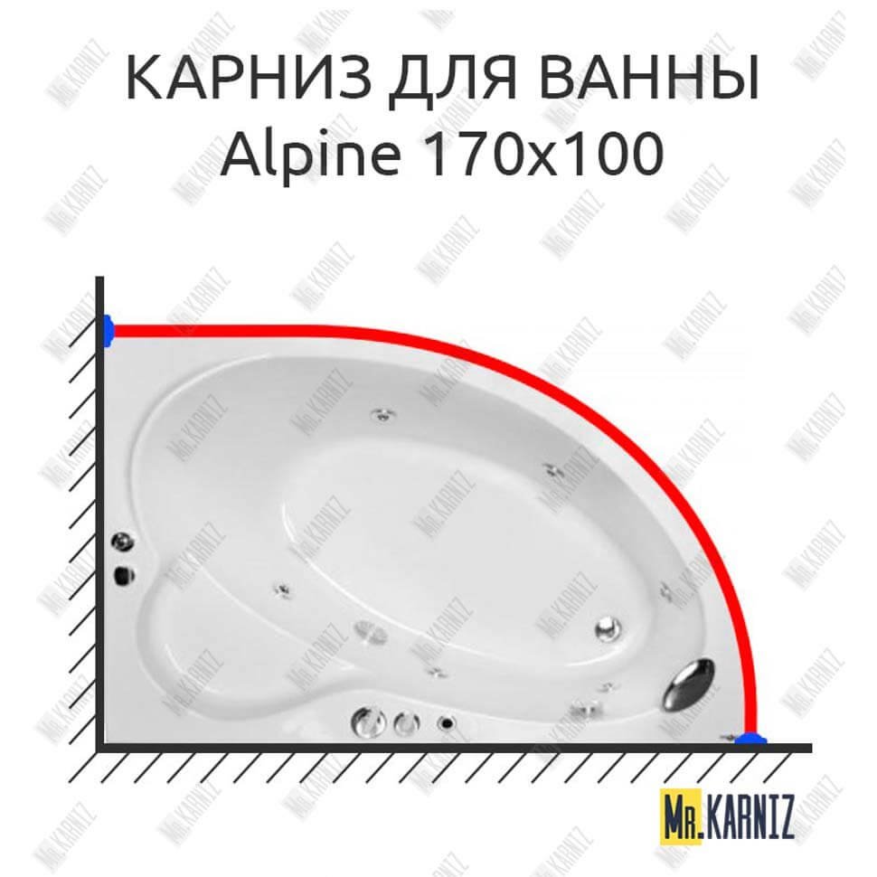 Карниз для ванны Royal Bath ALPINE 170 Усиленный 20 мм MrKARNIZ Карниз для ванны Royal Bath ALPINE 170 Усиленный 20 мм MrKARNIZ