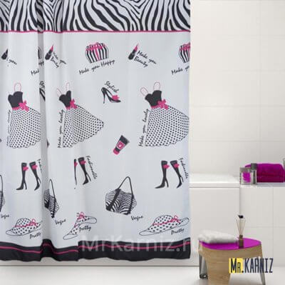Штора для ванной Happy Girl